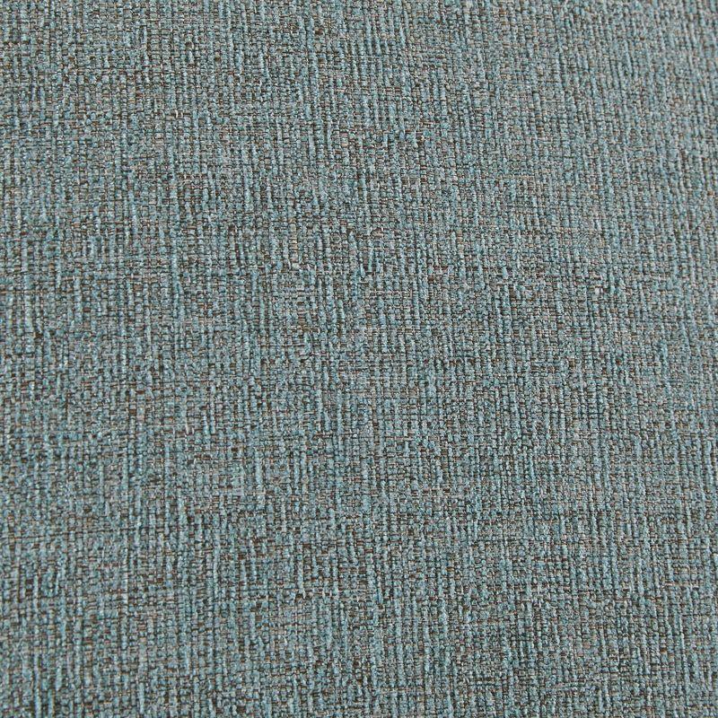 Ink+Ivy Set of 2 Boomerang Dining Chair Blue: Upholstered, Pecan Wood Legs, Mid-Century Modern