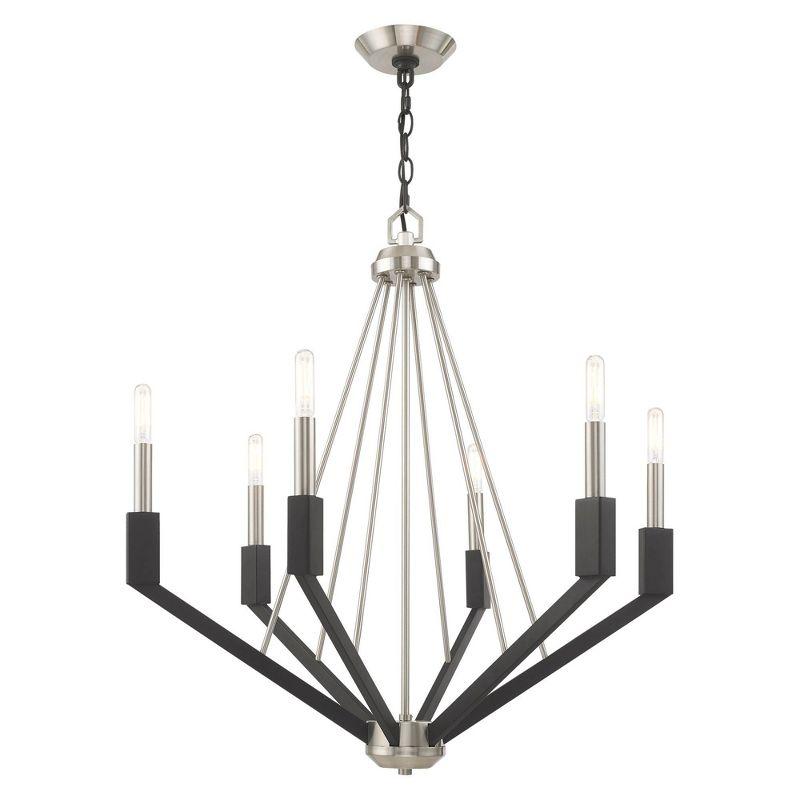 Livex Lighting Beckett 6 - Light Chandelier in  Brushed Nickel