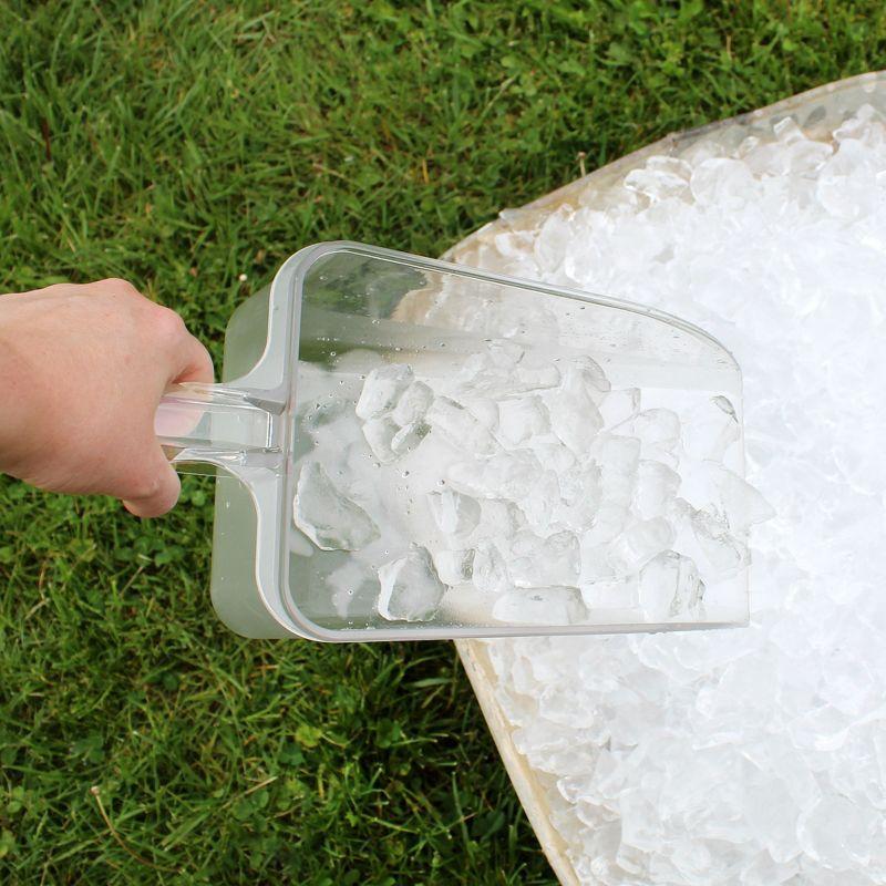 Darware Commercial Ice Scoop w/ Metal Holder; 58-Fluid Ounces Capacity