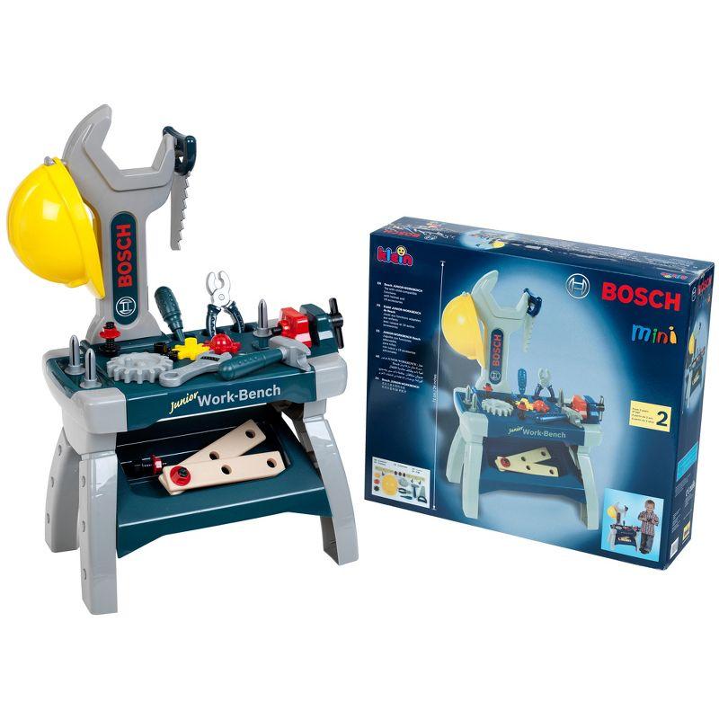 Bosch Junior Workbench - Tool Set & Workstation, Kids Pretend Play, Ages 3+