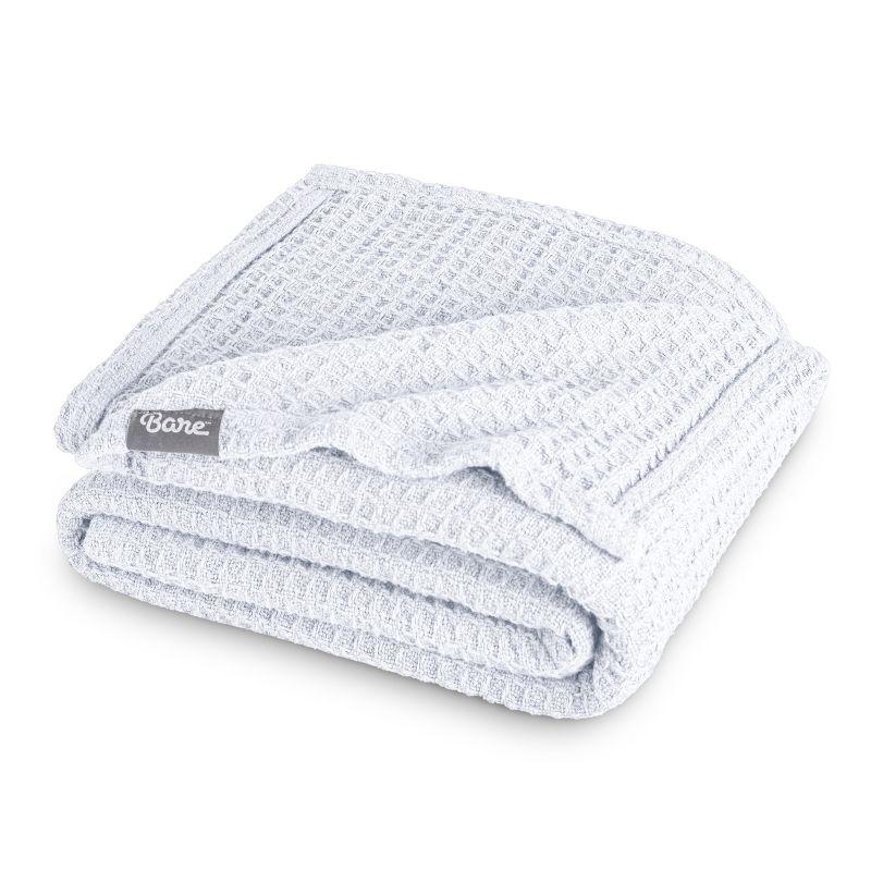 100% Cotton Waffle Breathable Blanket by Bare Home