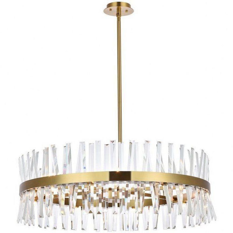 Elegant Lighting Serephina 16 - Light Chandelier in  Satin Gold