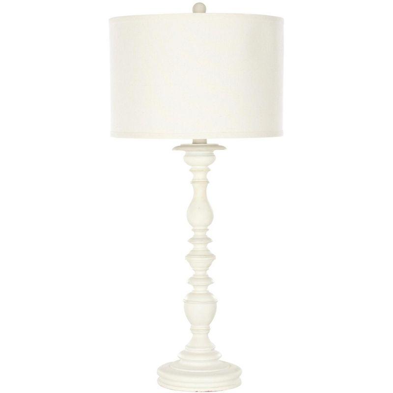 Mamie White Candlestick Lamp (Set of 2) - Cream - Safavieh