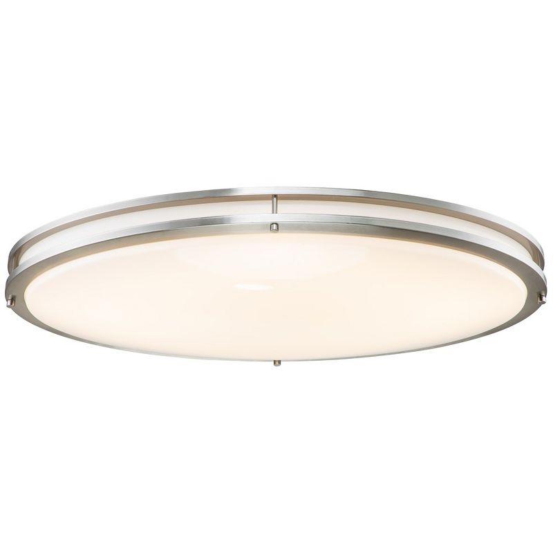 Kohlera 32.5"W Brushed Nickel Dimmable 3000K LED Oval Flush Mount