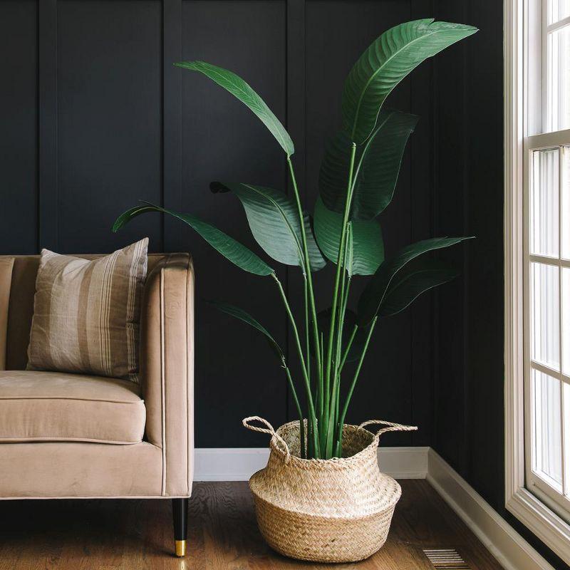 Forever Leaf 60" Bird of Paradise Artificial Plant for Living Room Decor, Indoor Artificial Plant for Home Decor