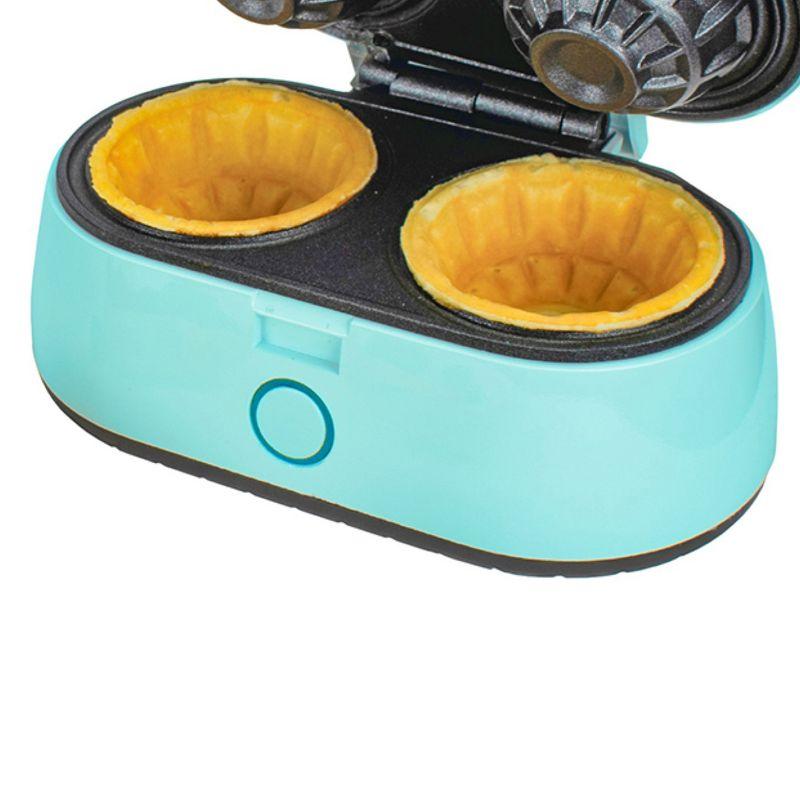 Brentwood 5 Inch Electric Waffle Bowl Maker in Blue