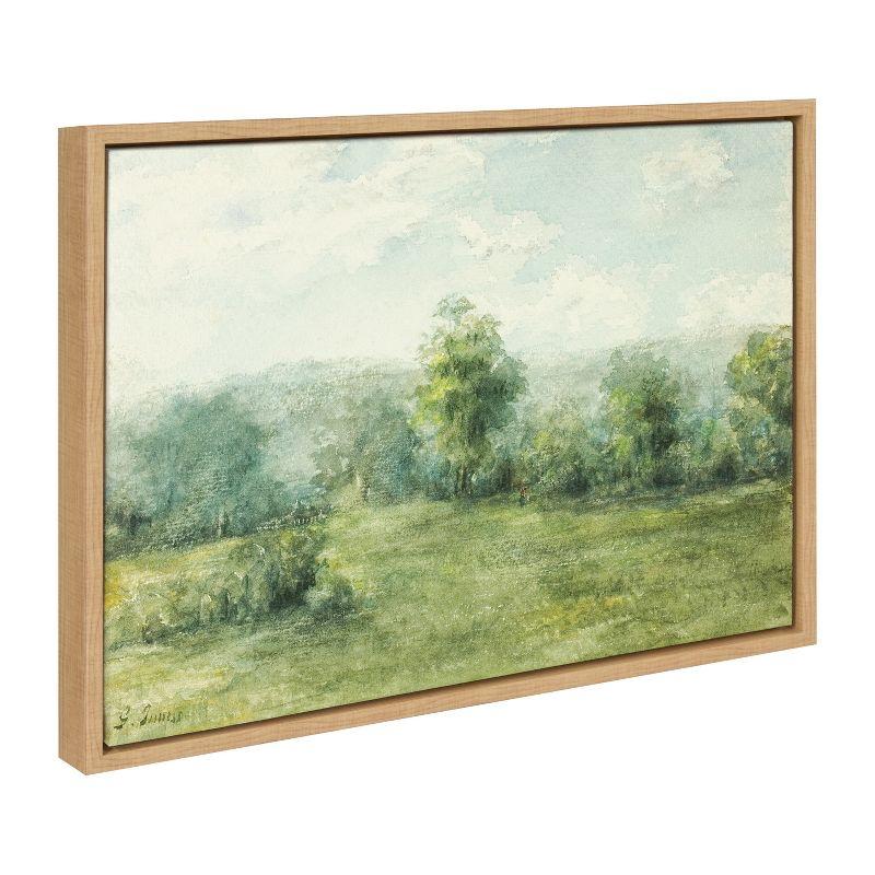 George Inness Landscape Green and Natural Canvas Print