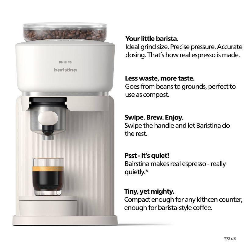Philips Baristina Milky White Espresso Machine