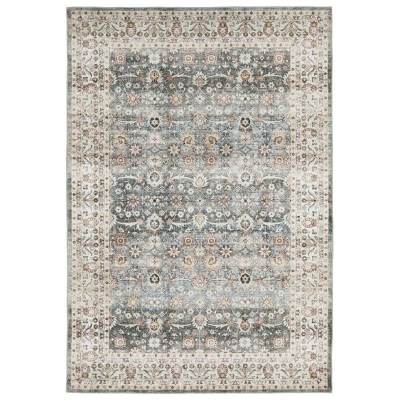 Oriental Weavers Sumter SUM07 Grey/ Ivory Indoor Area Rug - 3'6" x 5'6"