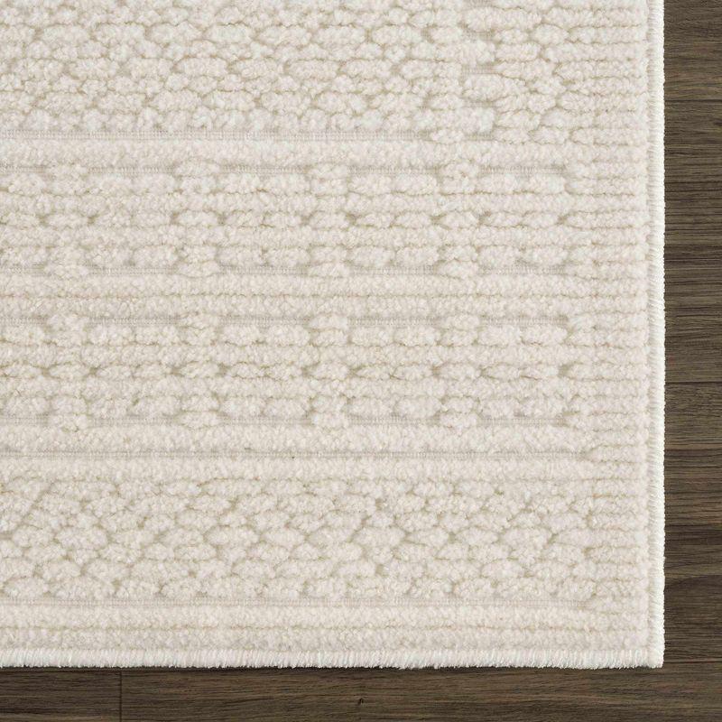 Hauteloom Bahar Cream & Gray Washable Area Rug