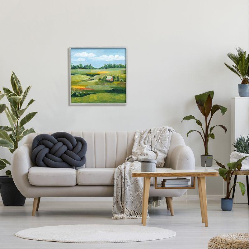 Stupell Industries " Peaceful Farmland Fields Greenery " by Grace Popp