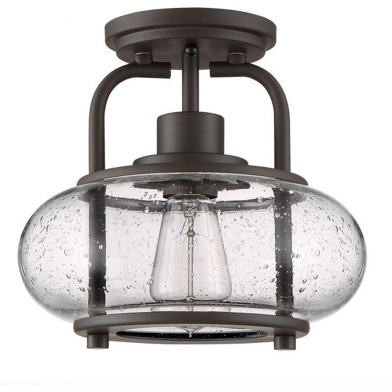 Quoizel Lighting Trilogy 1 - Light Semi-Flush Mount in  Old Bronze