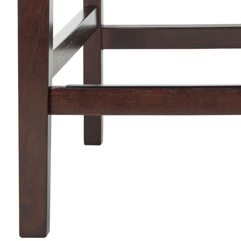 Norah Counter Stool (Set of 2) - FOX6209 - Dark Taupe - Safavieh Couture