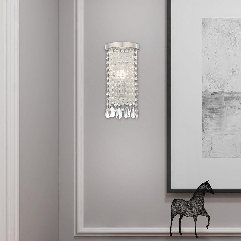 Livex Lighting Elizabeth 1 - Light Wall Light in  Brushed Nickel