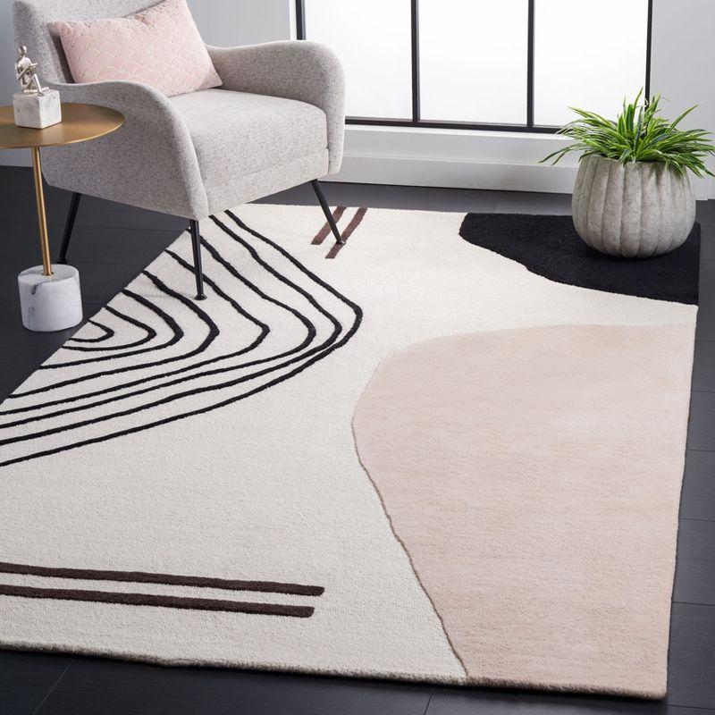 Rodeo Drive RD860 Hand Tufted Indoor Area Rug - 8'x10' - Ivory/Blush - Safavieh