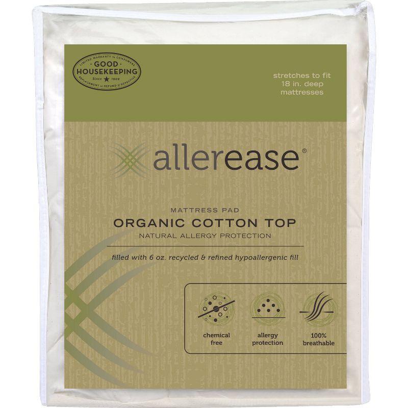 AllerEase Naturals Mattress Pad
