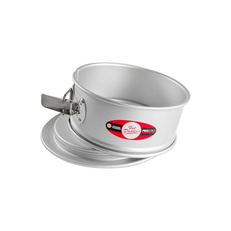 9-Inch Silver Aluminum Non-Stick Springform Pan