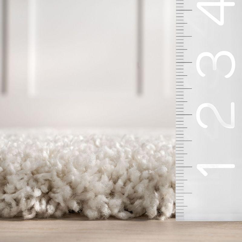 Nuloom Gloria Abstract Shag Area Rug, Runner 2' 6" x 14', Gloria Beige