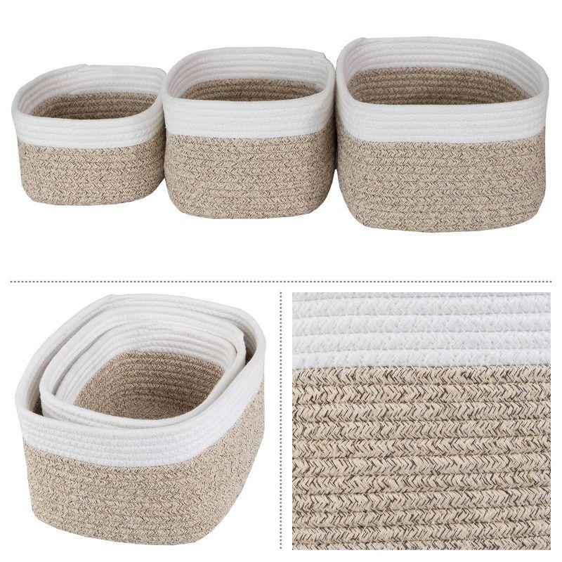 Home-Complete 3pc Storage Basket Set