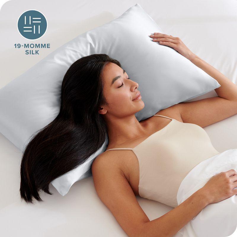 Bare Home 100% Mulberry Silk Pillowcase Envelope Closure