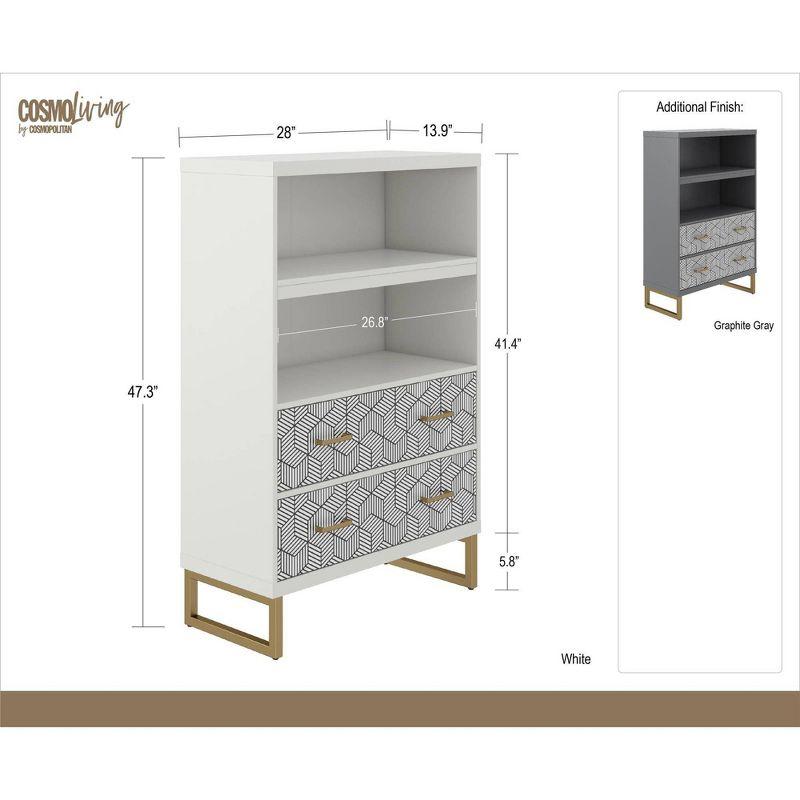 Scarlett 47.25" H x 27.99" W Standard Bookcase