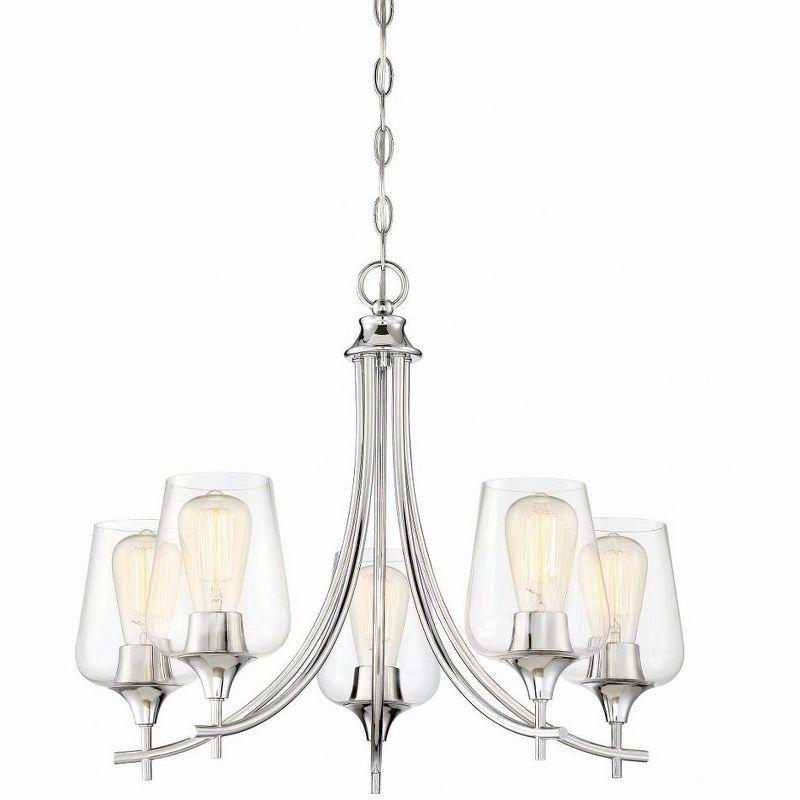 Savoy House Octave 5 - Light Chandelier in  Black