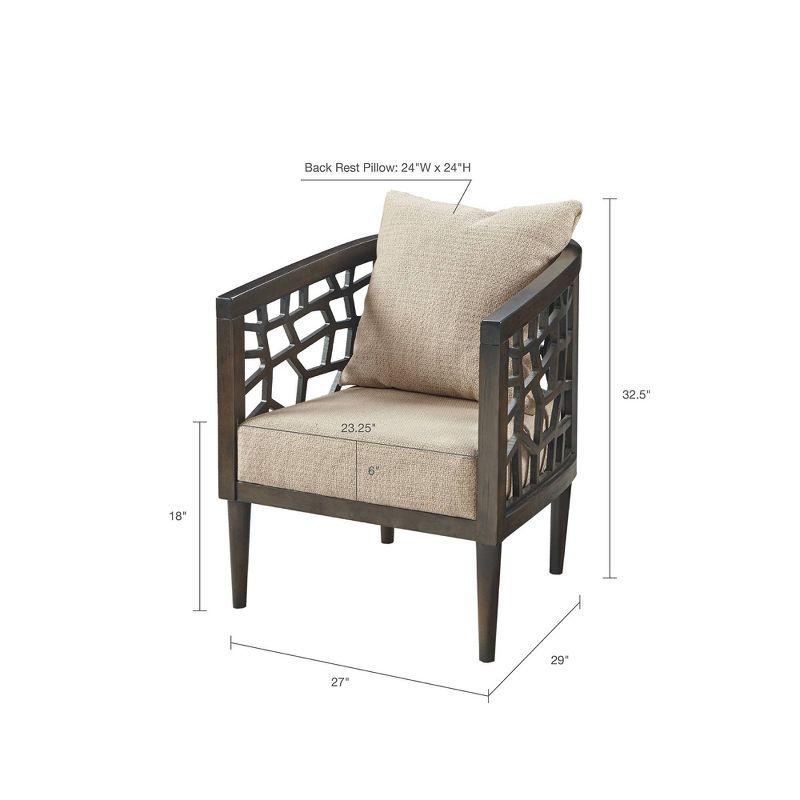 Pierre 27" W Polyester Barrel Chair