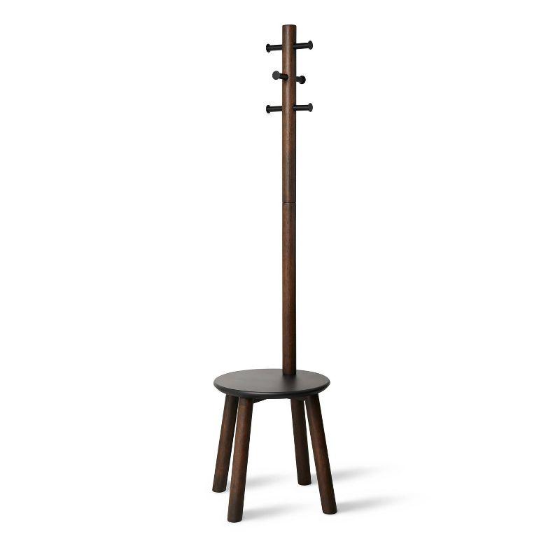 Pillar 6 - Hook Freestanding Coat Rack