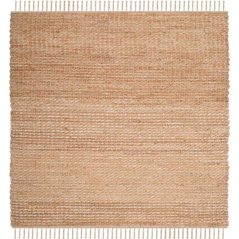 Uma Natural Fiber Hand Woven Jute Solid Color Rug