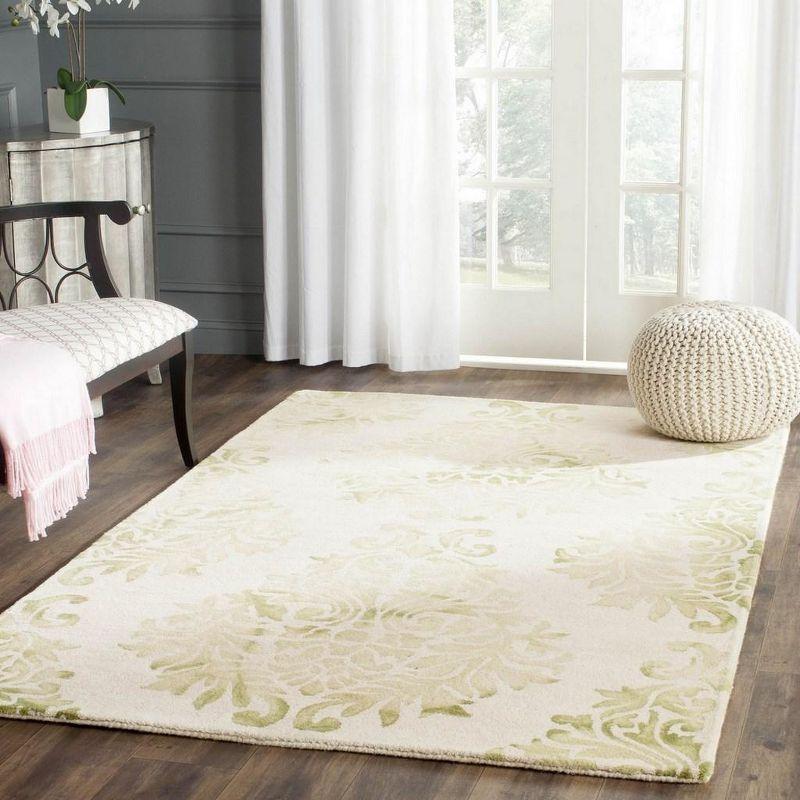 Dip Dye DDY516 Hand Tufted Area Rug - Beige/Green - 5'x8' - Safavieh.