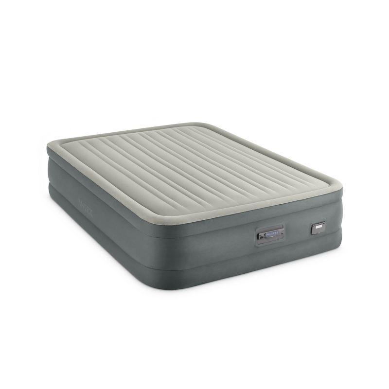 Intex Intex PremAire Dream Support Fiber Tech Air Mattress with Built-In Pump