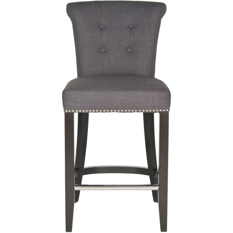Addo Ring Counter Stool - HUD8241 - Charcoal - Safavieh
