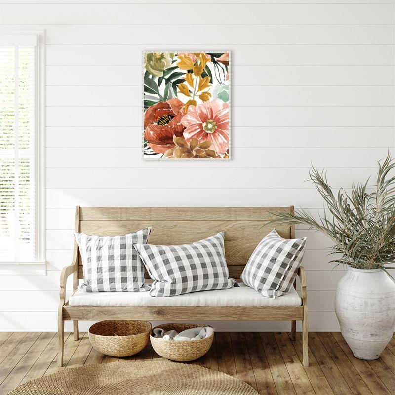 Amanti Art Mixed Floral Chic II by Dina June Framed Canvas Wall Art