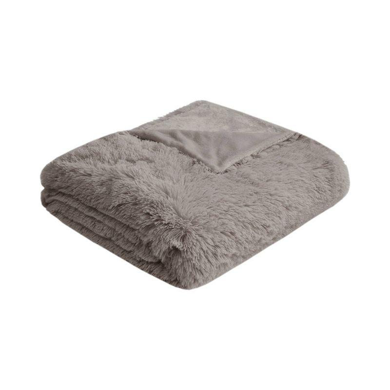 Trahan Shaggy Faux Fur Duvet Cover Set