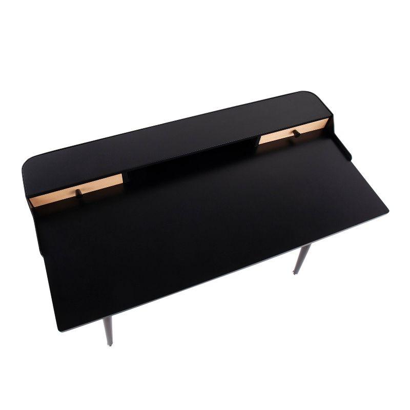 Harvey Contemporary Computer Desk - LumiSource