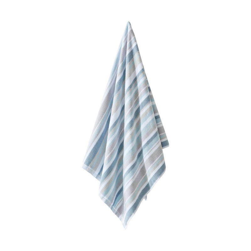 3pc Ocean Bay Striped Bath Towel Set Blue - Tommy Bahama: Cotton Terry, Lightweight, OEKO-TEX Certified