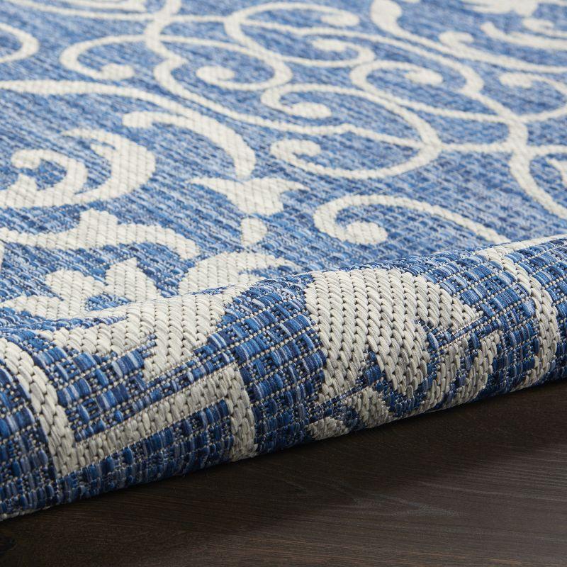 Nourison Garden Party GRD04 Indoor/outdoor Area Rug - Denim 2'2" x 7'6"