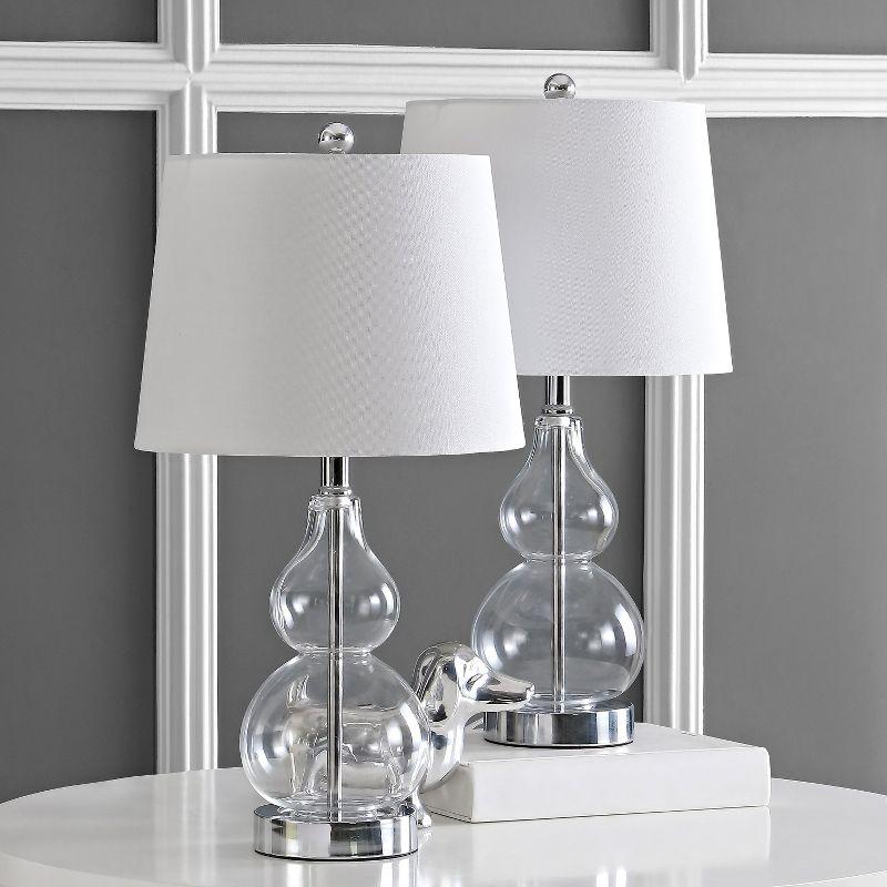 Brisor Table Lamp (Set of 2) - 22 Inch Height - TBL4222 - Clear - Safavieh