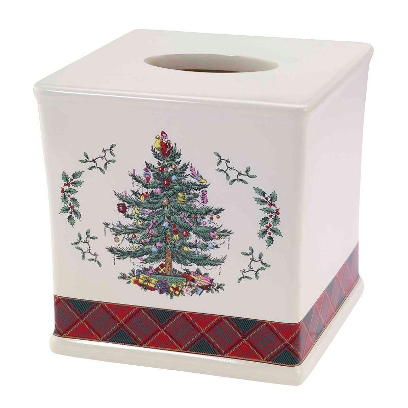 Tartan Tissue Box  Cover