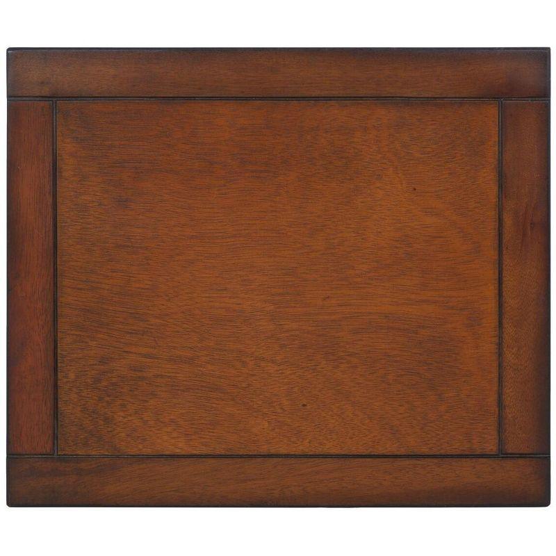 Toby Accent Table With Storage Drawers - AMH6625F - Brown - Safavieh Couture