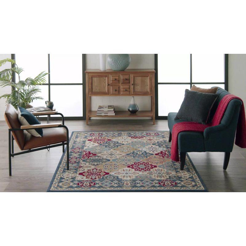 Nourison Grafix Multicolor Bohemian Indoor Area Rug