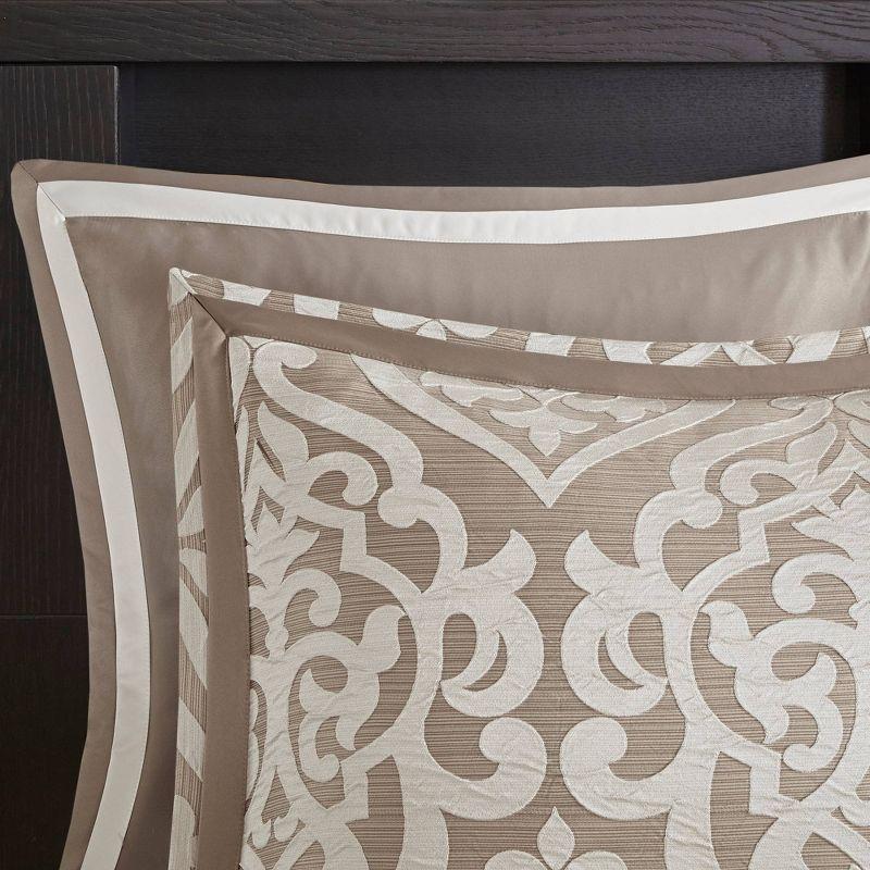 Madison Park Odette Jacquard 8 Piece Comforter Set