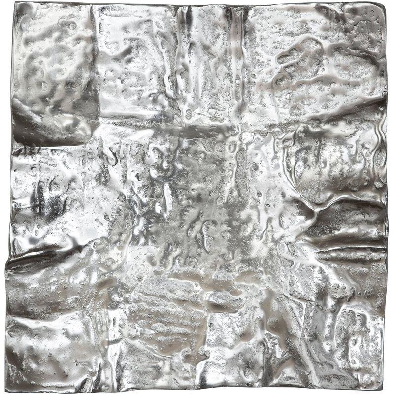 Uttermost Archive 19" Square Nickel Metal Wall Art