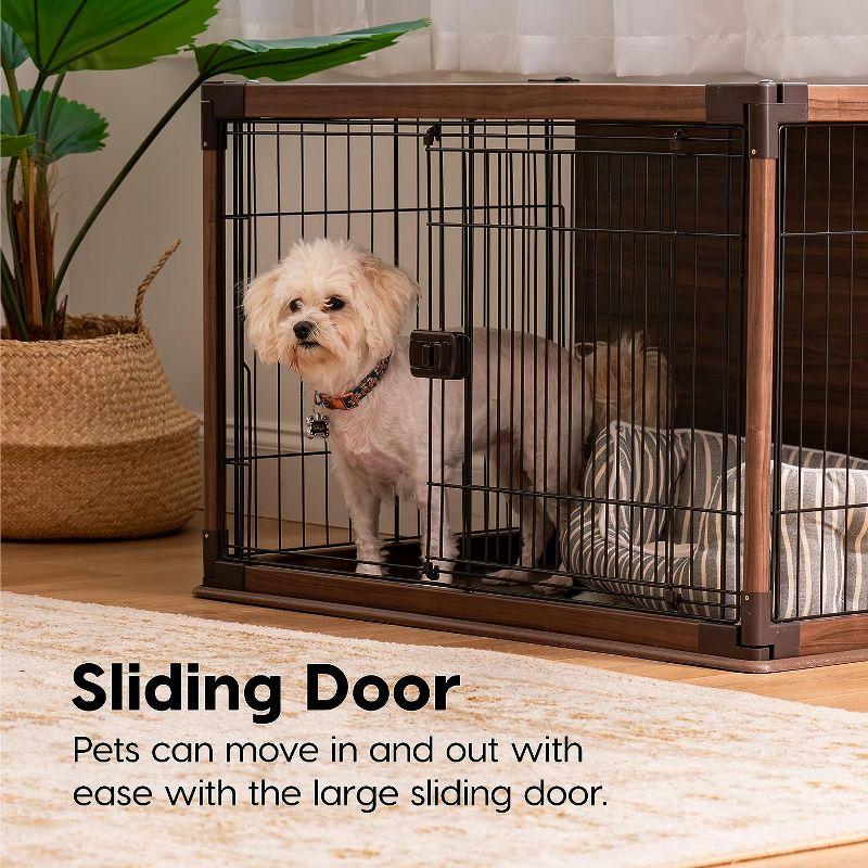 IRIS USA Wire Open Dog Crate Pet Playpen