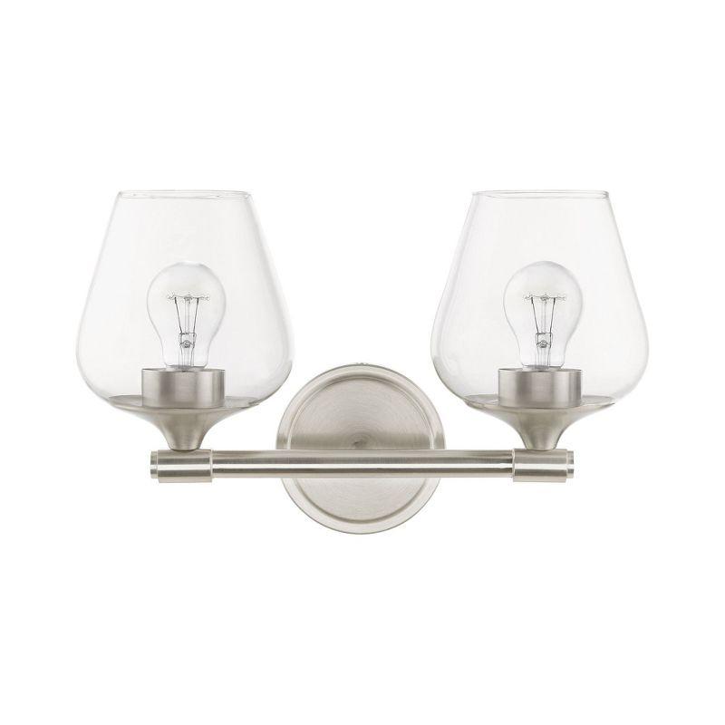 Livex Lighting Willow 2 - Light Vanity in  Brushed Nickel