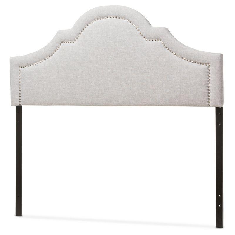 Rita Modern And Contemporary Fabric Upholstered Headboard - Baxton Studio