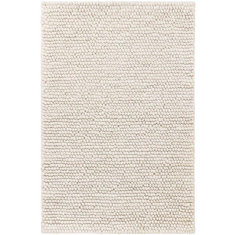 Niels Ivory Handwoven Wool/Viscose Rug