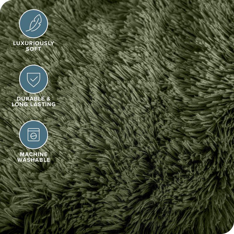 Bare Home Shaggy Faux Fur Sherpa Blanket