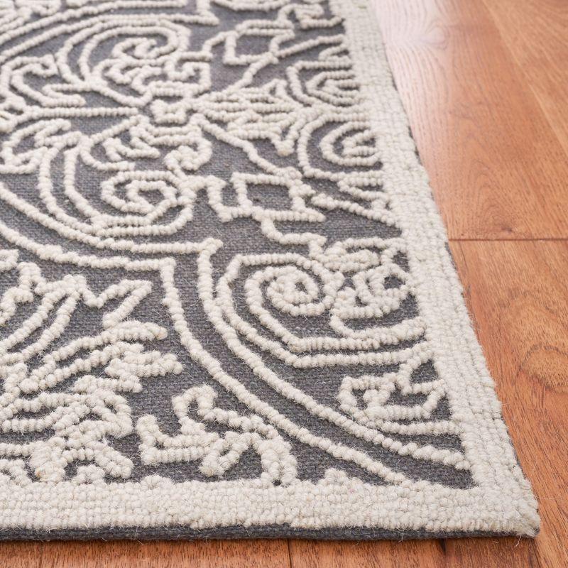 Trace TRC101 Hand Tufted Runner Rug - Dark Grey/Light Grey - 2'3"x10' - Safavieh.