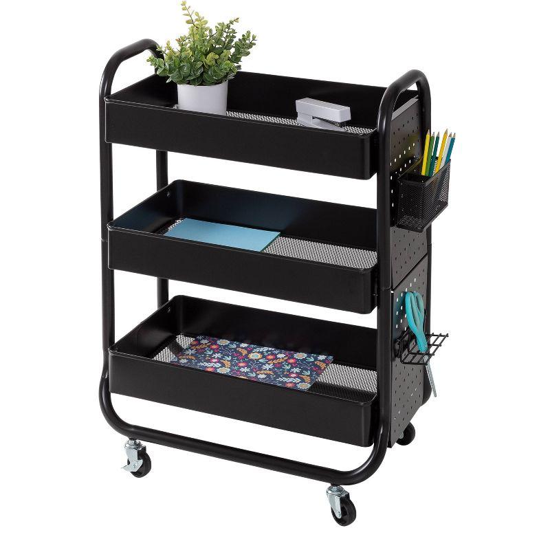 3-Tier Rolling Storage Cart